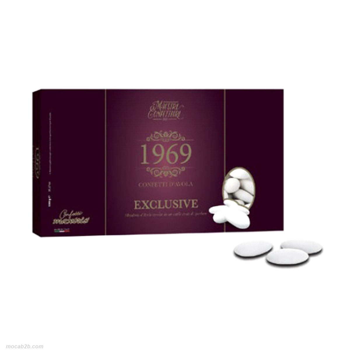 Mandorla pelata ricoperta da un sottile strato di zucchero.
 