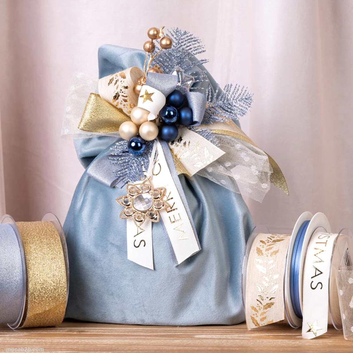 Sacco in velluto per panettone da 1 KG 