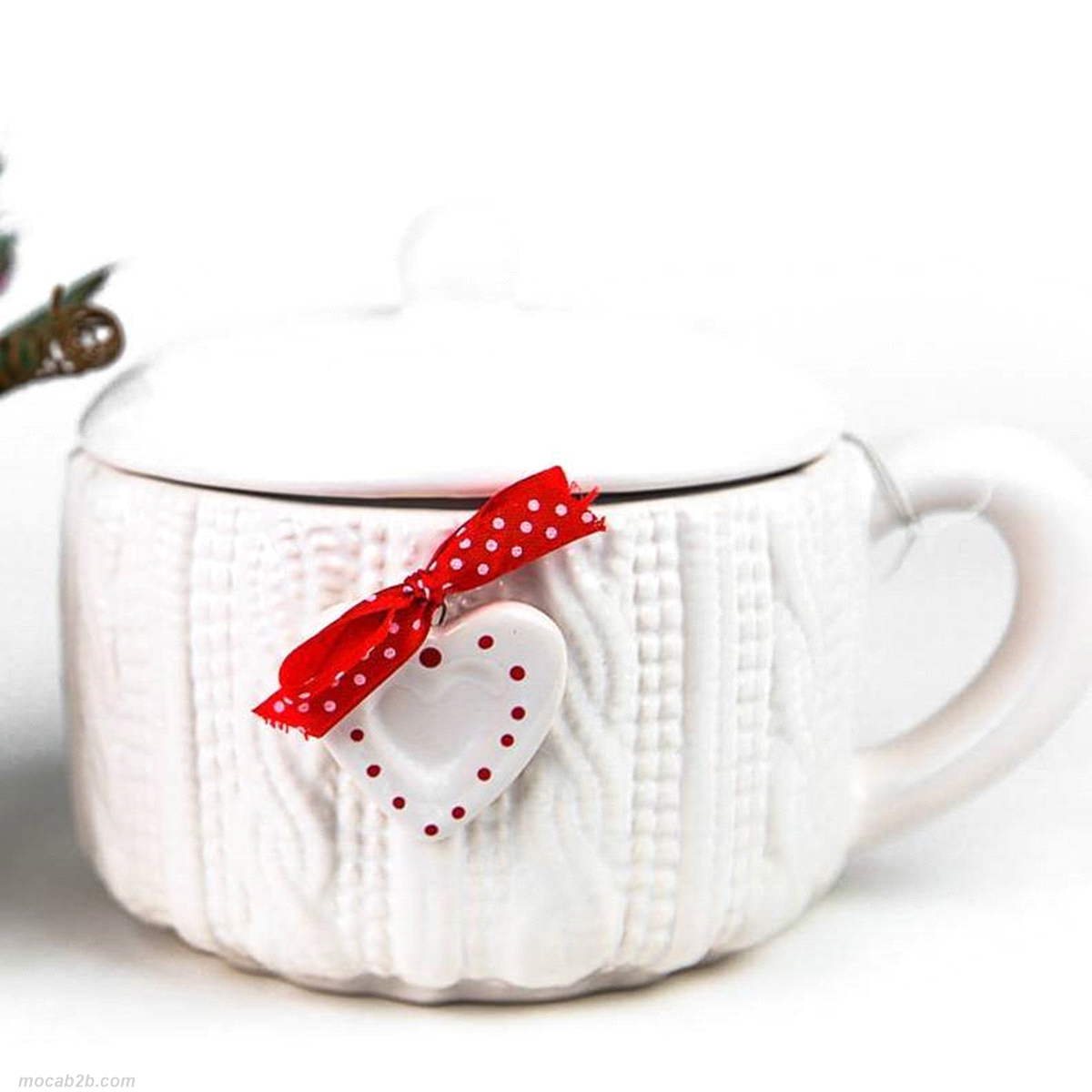 CONTENITORE DEC.CUORE CERAMICA 