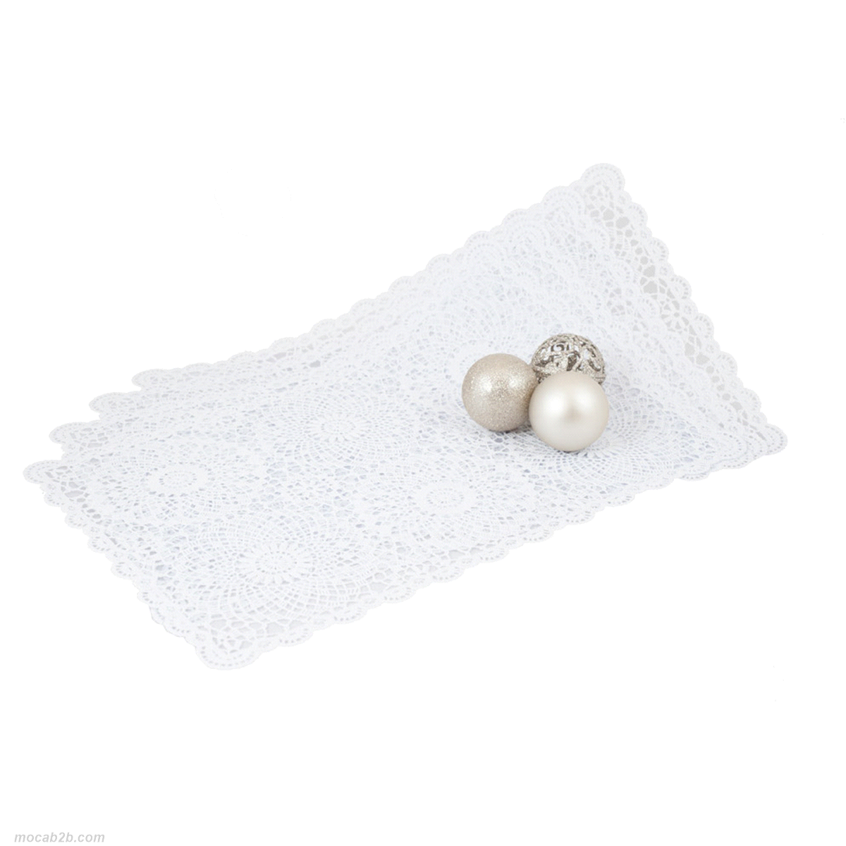 TOVAGLIETTE CROCHET BIANCO PVCx4pz 