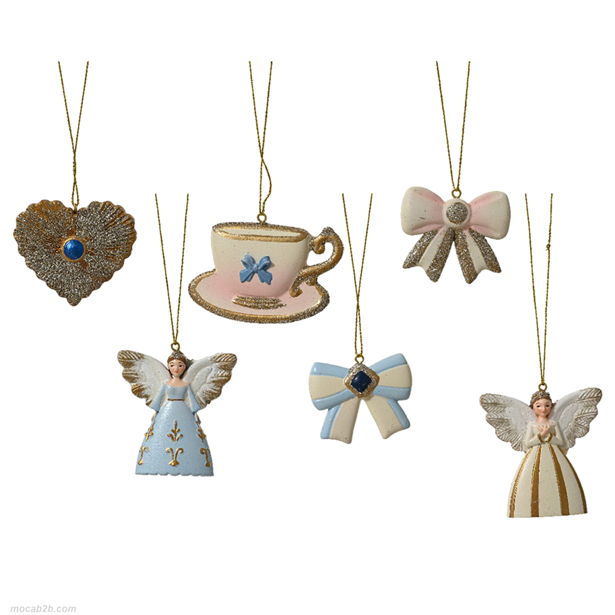 PICCOLI ADDOBBI ASSORTITI POLIRESINA h.6,5 