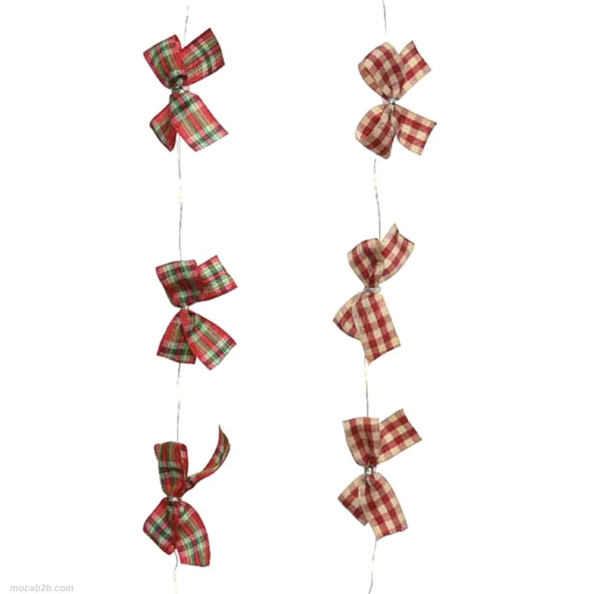 NASTRINI ROSSO/BEIGE LED 90cm x1pz 