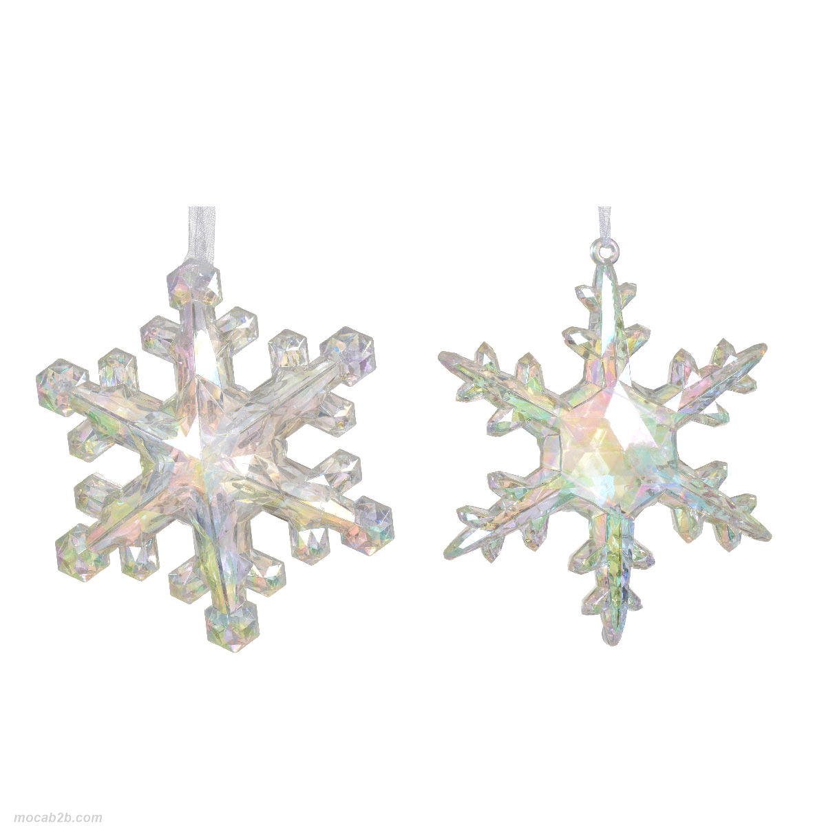 FIOCCO NEVE TRASPARENTE PP IN 2 MODELLI ASSORTITI h.15 