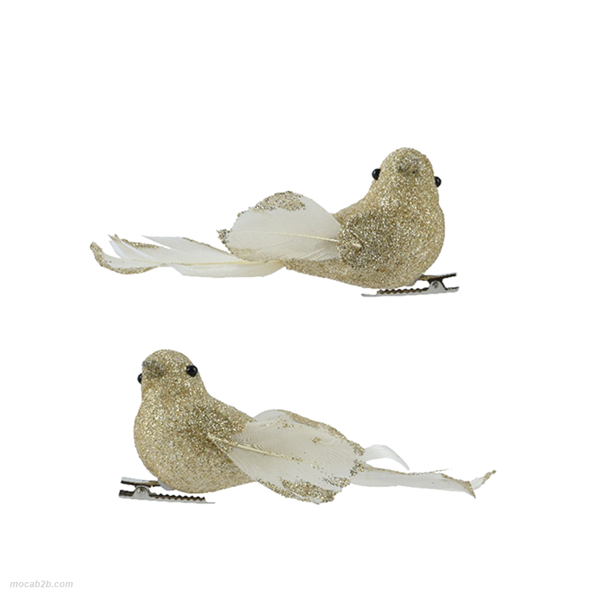 UCCELLINI CHAMPAGNE ORO 11x4,5x2pz 