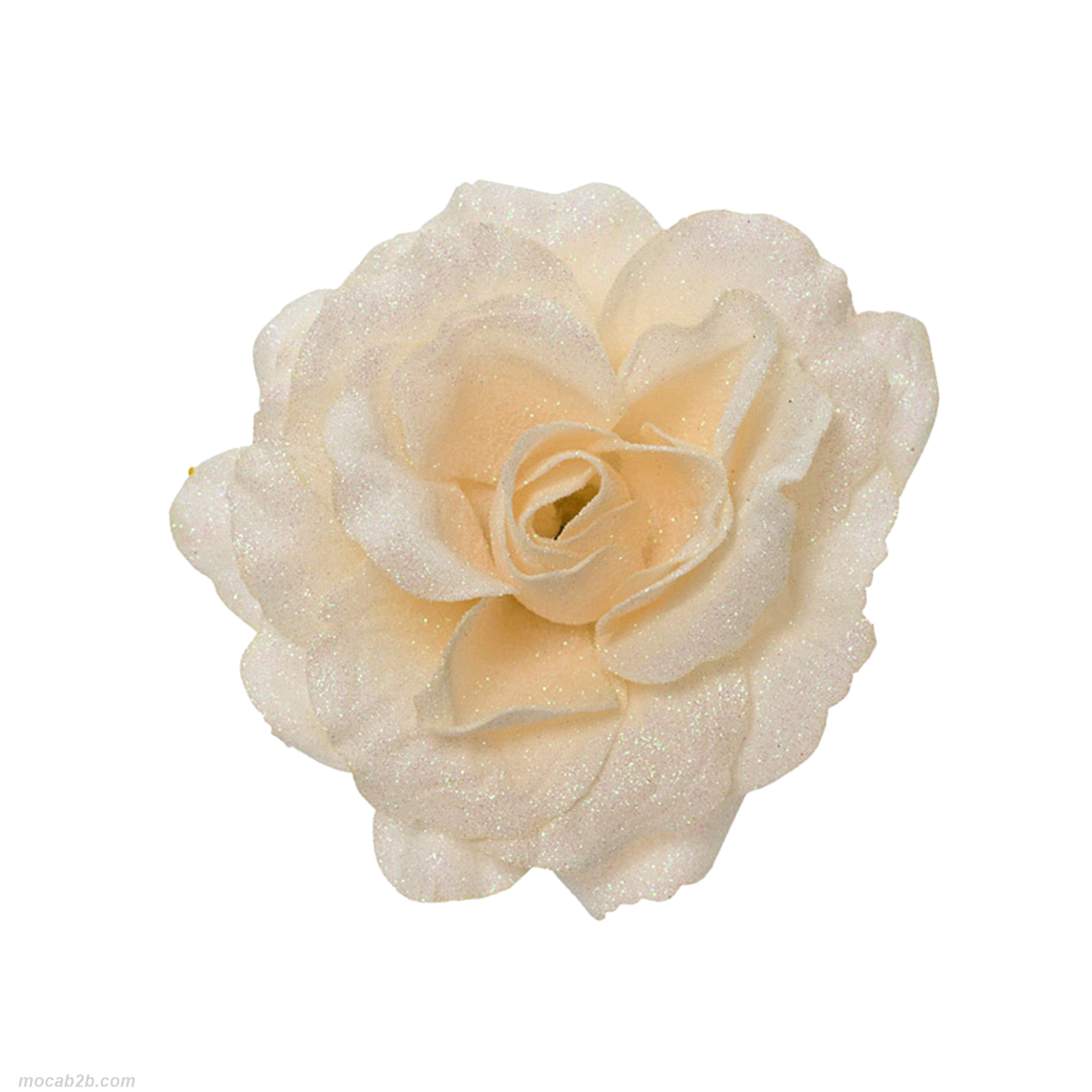 ROSA CREAM SCINTILLANTE CON CLIP@12 