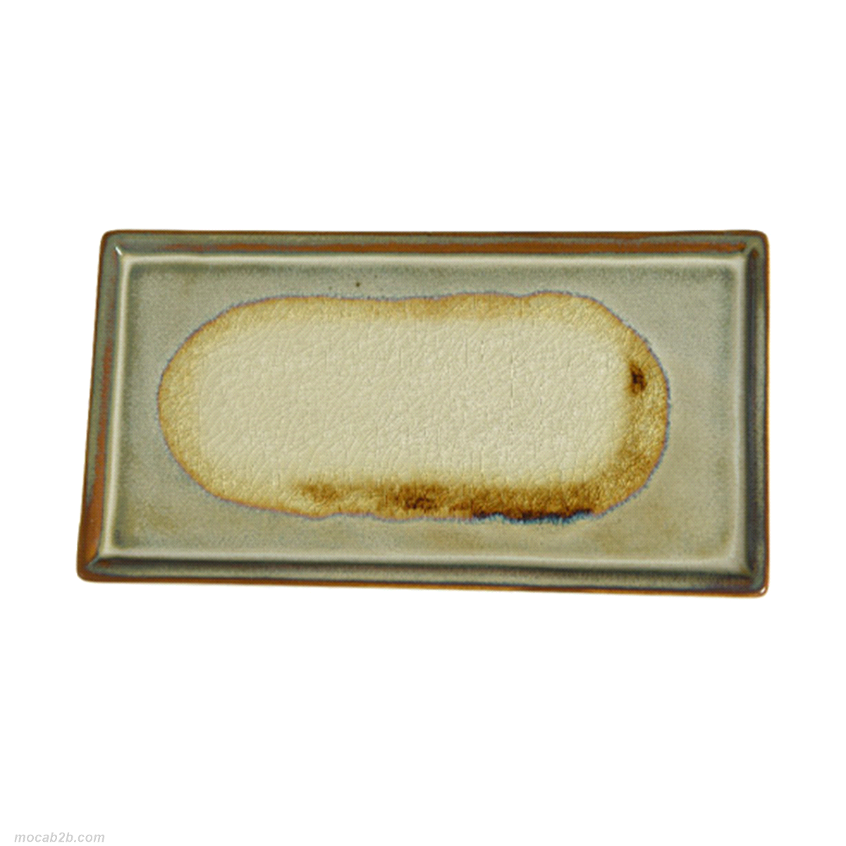 VASSOIO GRES MARRONE 30x10h1,1 