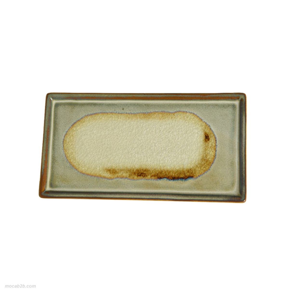 VASSOIO GRES MARRONE 20x10h1,1 