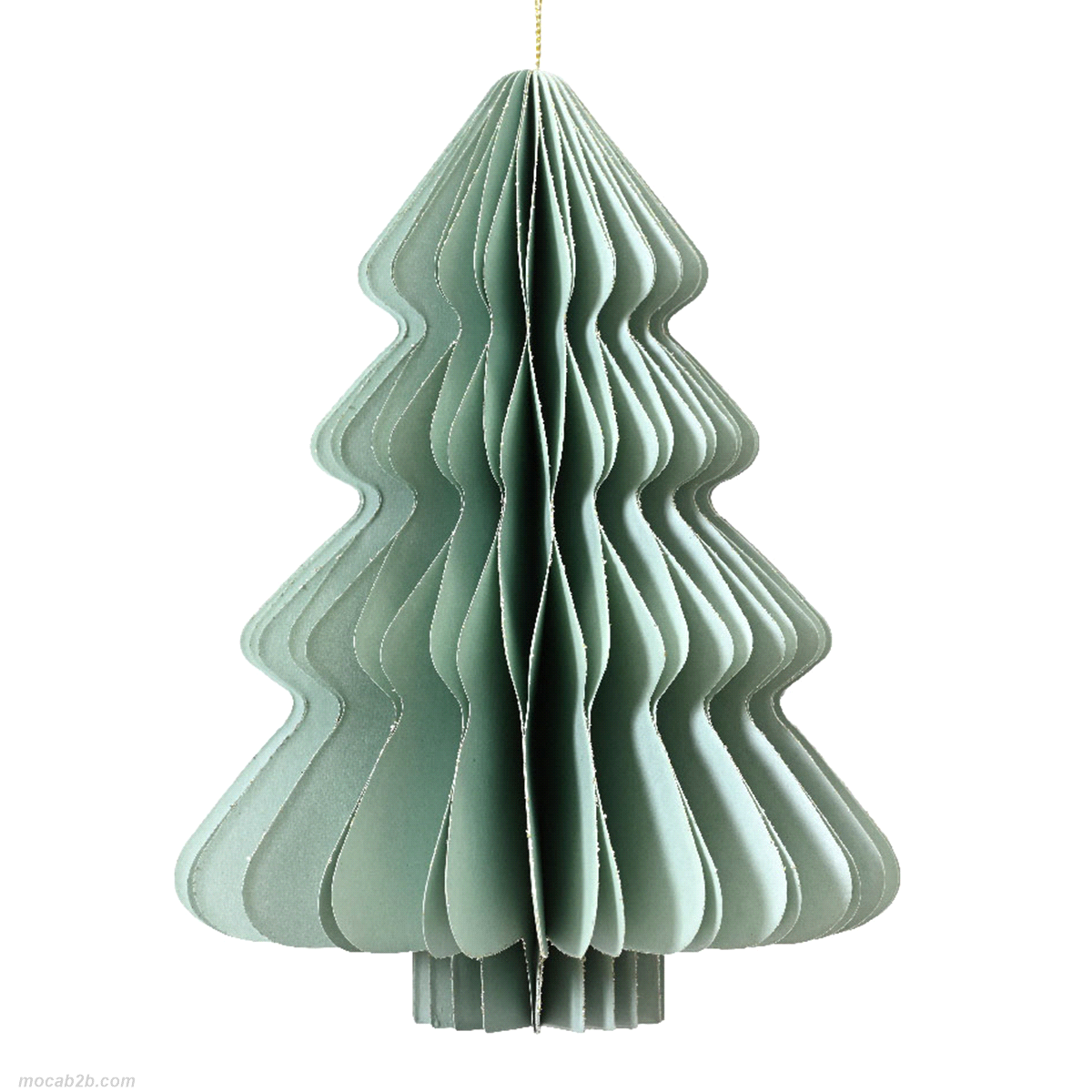 ALBERO NATALE VERDE MENTA IN CARTA @11,25 h.15 