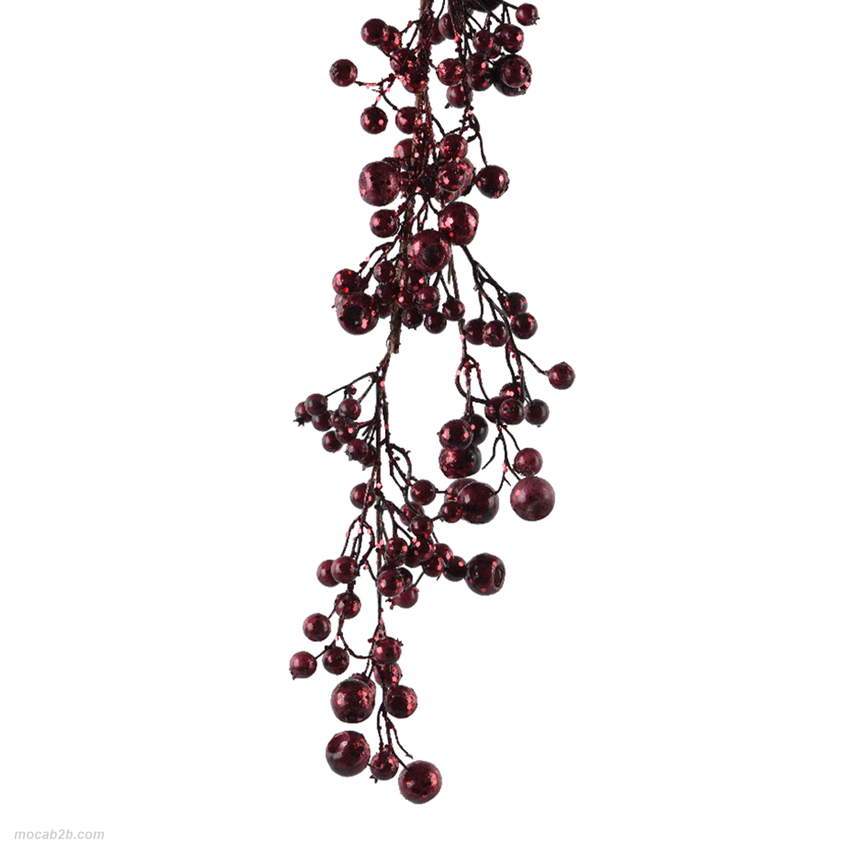 GHIRLANDA ROSSO SCURO  h. 130 