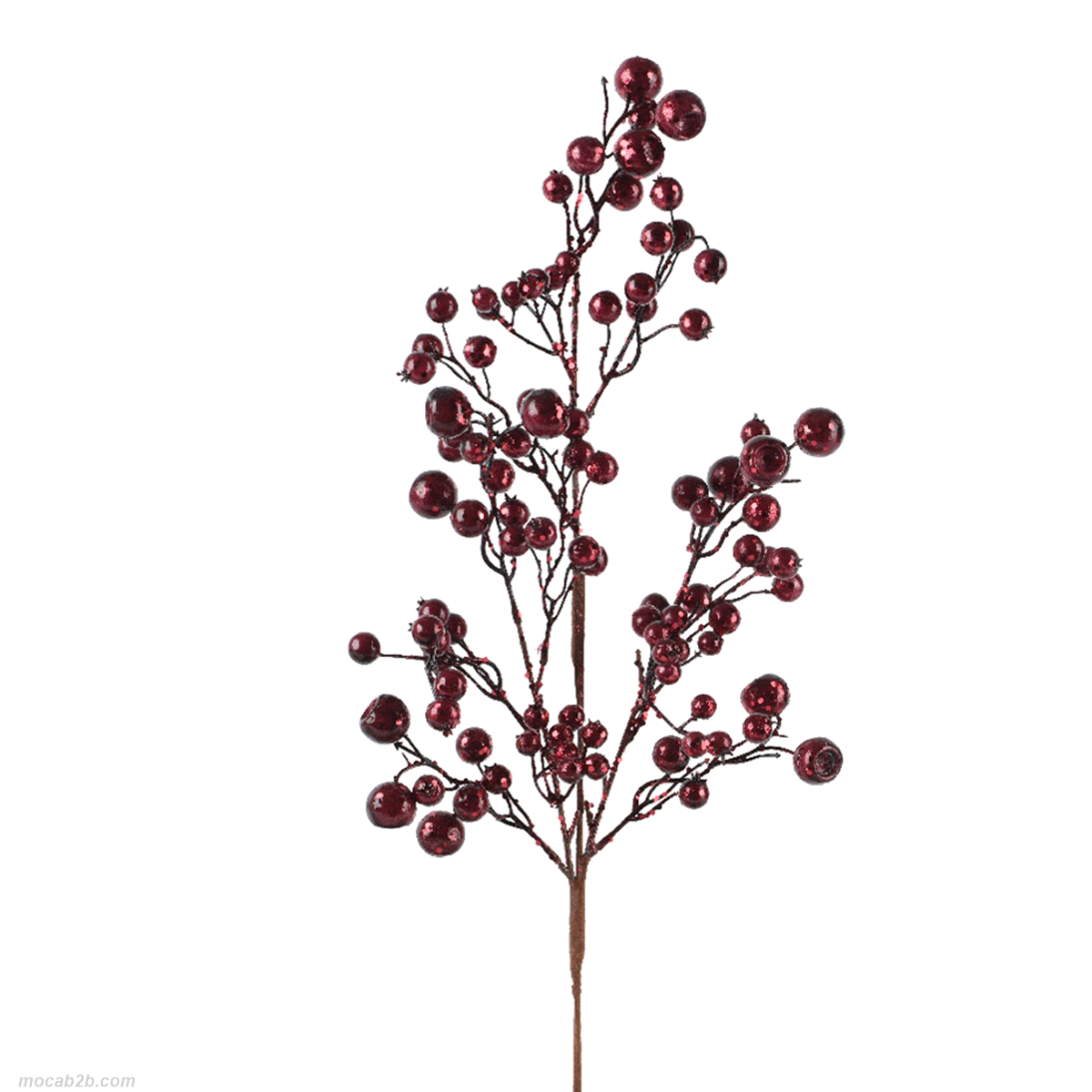 RAMETTO BACCHE ROSSO SCURO  h.68cm 