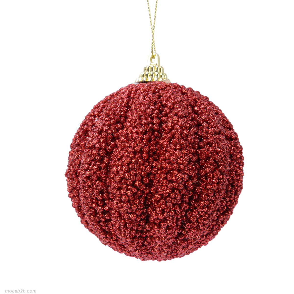 PALLA ROSSO NATALE SCINTILLANTE @8 