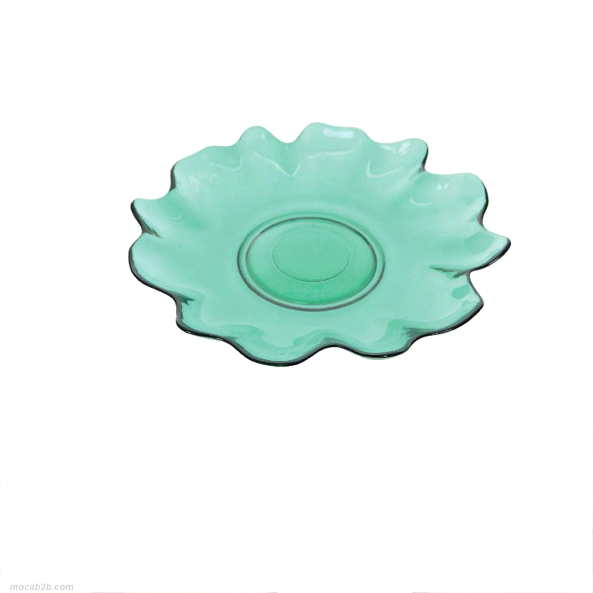 CIOTOLA VERDE ACQUA VETRO RIC.@33x5 