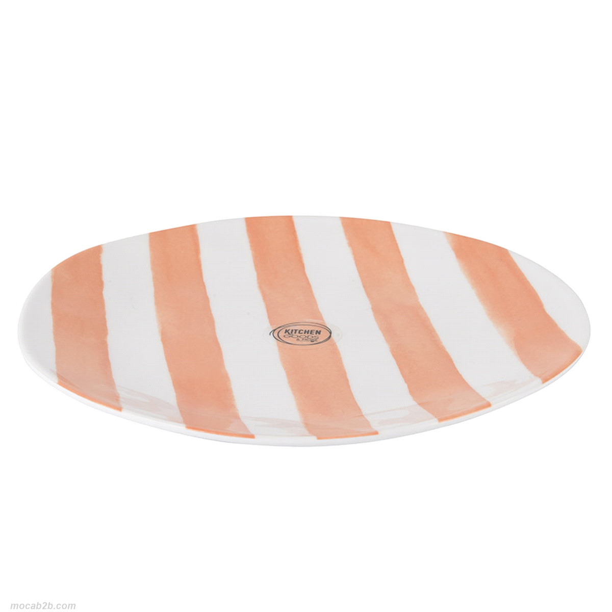 PIATTO MELAMINA RIGHE PESCA @21,5 