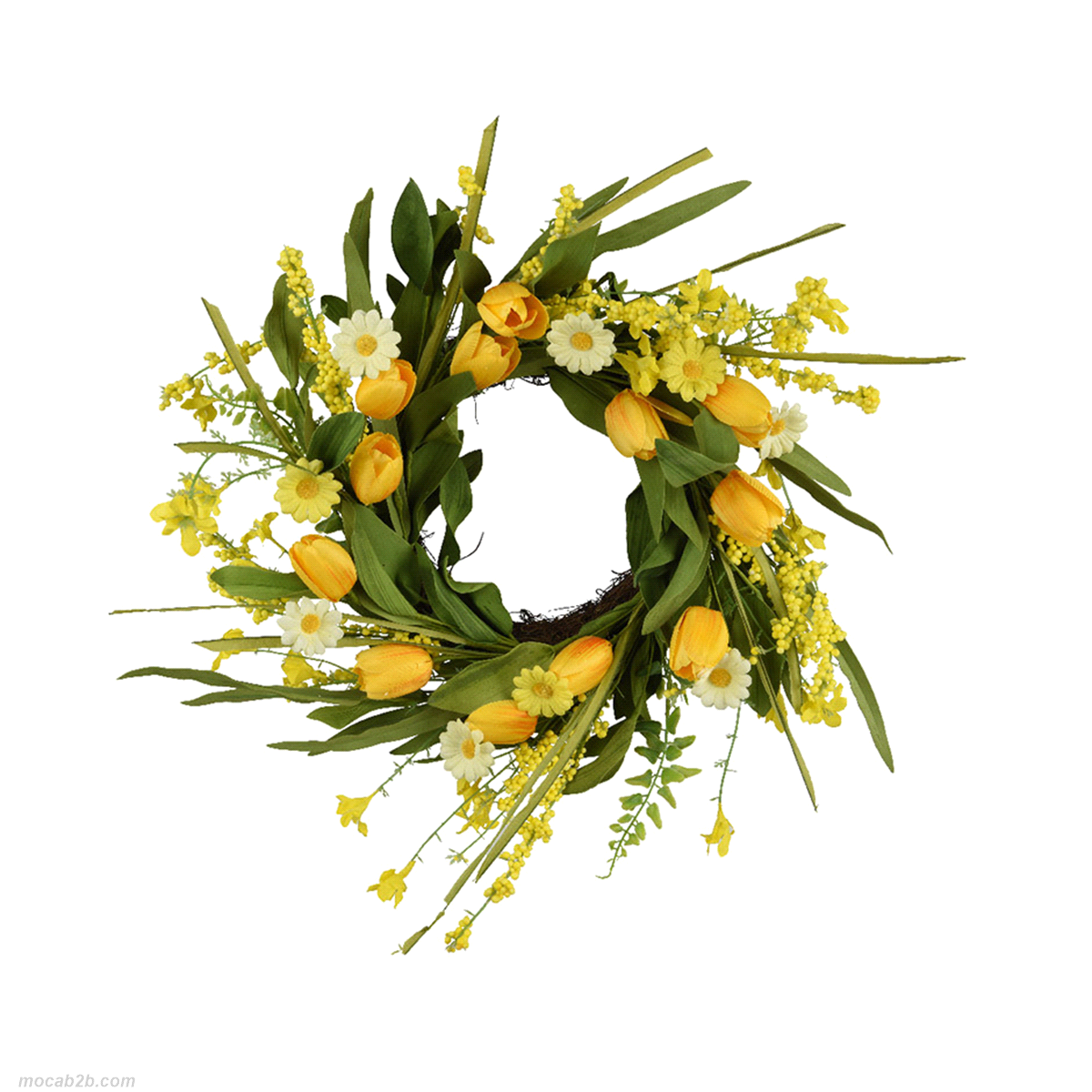 CORONA GIALLA POLYESTER @55cm 