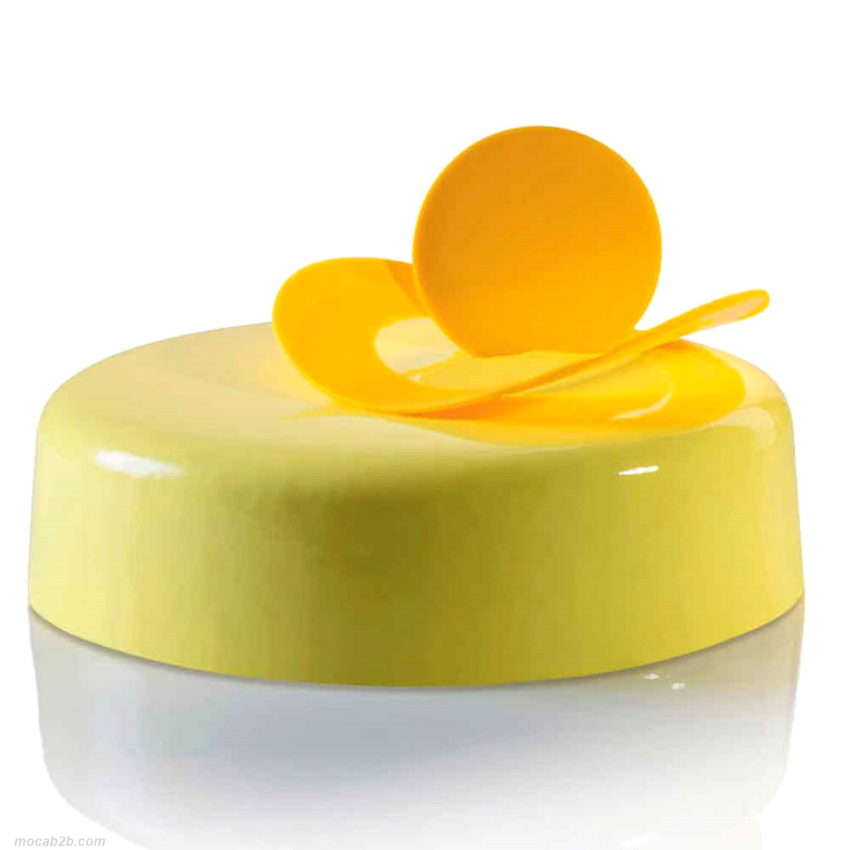 Stampo in plastica termoformata per la realizzazione di torte e semifreddi. Grazie alle proprietà della plastica termoformata, i semifreddi si raffredderanno in breve tempo e saranno facilmente sformati. 