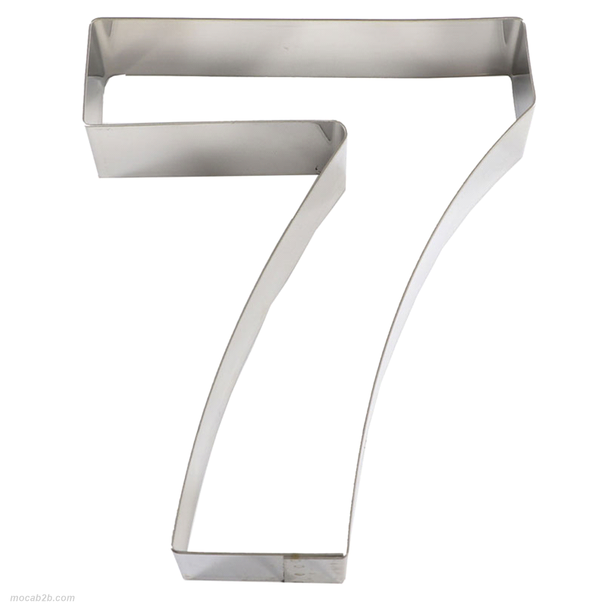 Fasce in acciaio inox AISI 304 a forma di numero per torte, perfette sia per la cottura che per la surgelazione. 