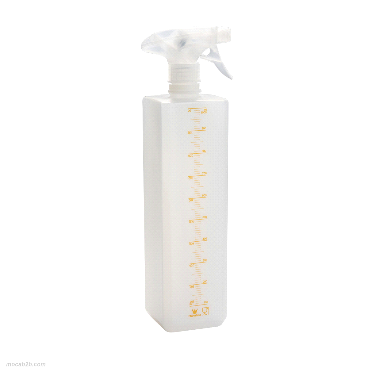 Flacone nebulizzatore professionale graduato. Ideale per liquidi a bassa viscosità utilizzati in laboratorio. 