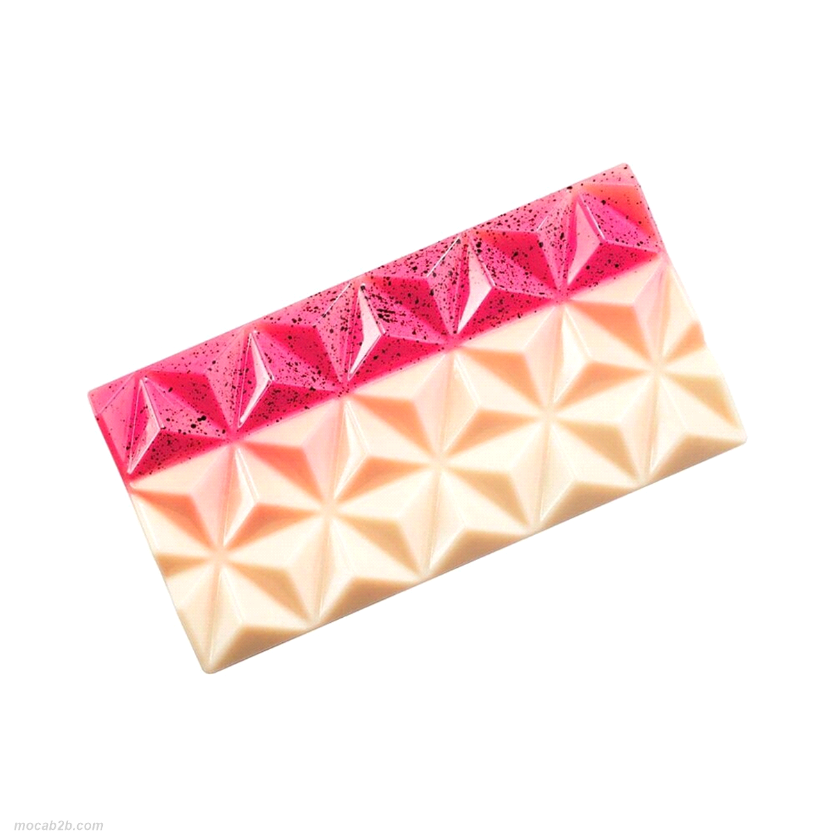 Stampi per cioccolato per tavolette con linee geometriche ed essenziali, per interpretare le attuali tendenze. 