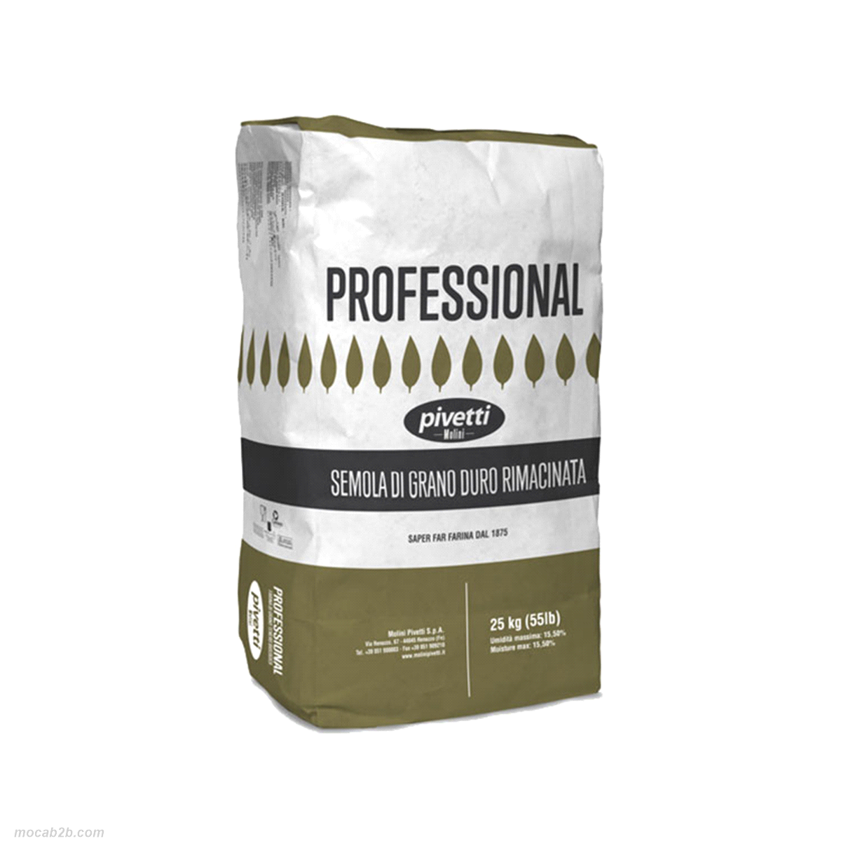 Semola di grano duro rimacinata dalla granulosità sottile e dal colore più chiaro rispetto alla semola, è ideale per pane, pizze e focacce.
PROTEINE: 12 % minimo 