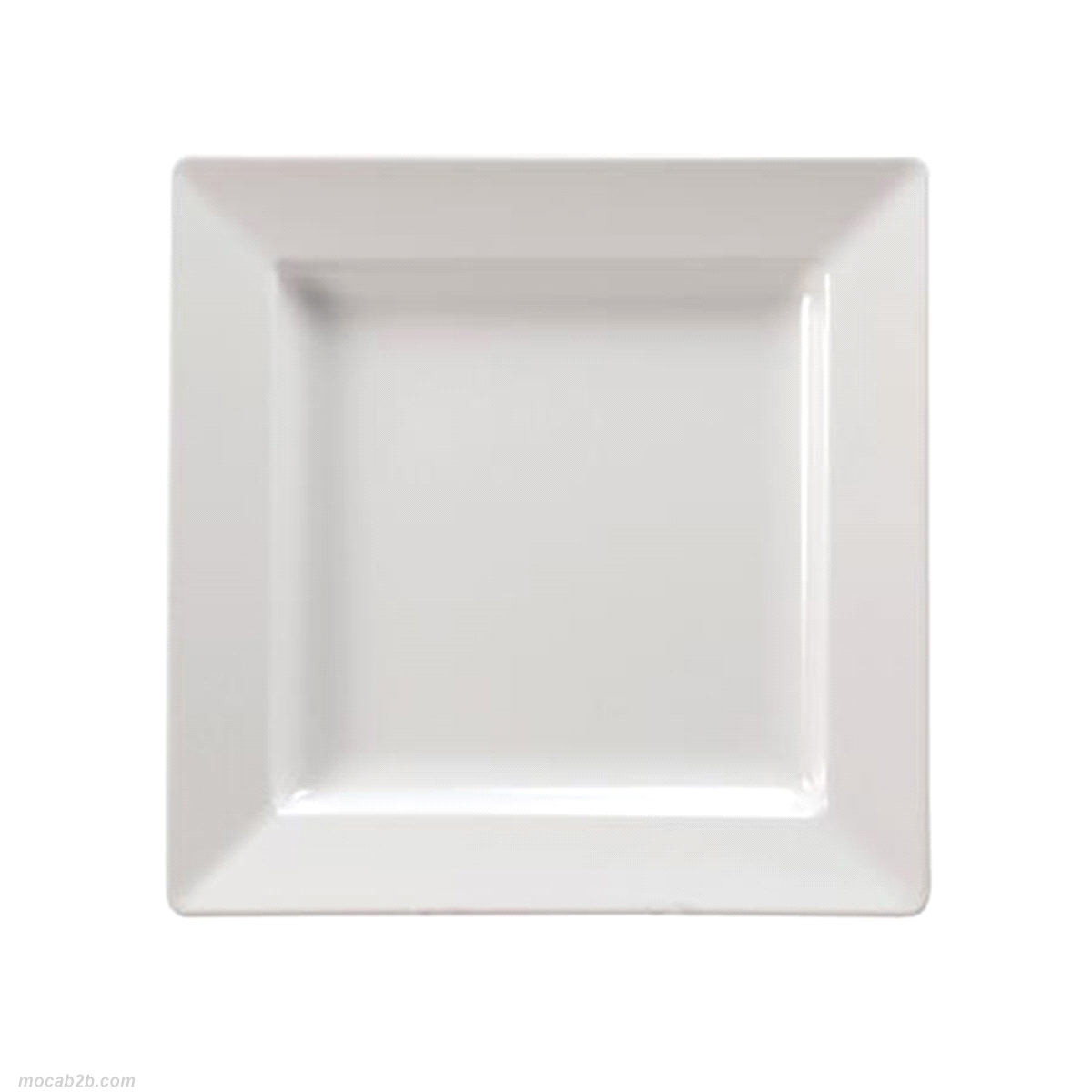 Vassoio quadrato 37.5x37.5 cm bianco melamina. 