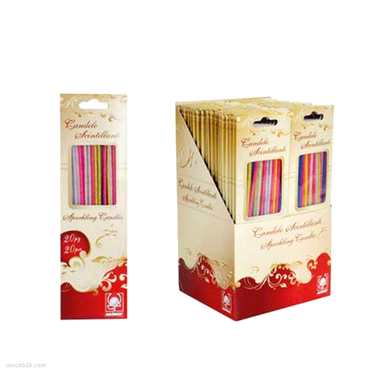 Descrizione articolo in fatturazione: CANDELE SCINTILLANTI ASS.x800pz ... 