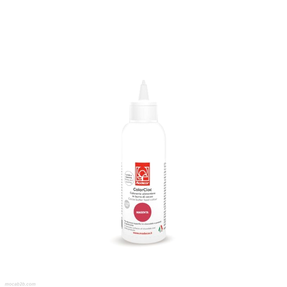 Colorante alimentare in burro di cacao. Gluten free. Non contiene coloranti azoici aggiuntivi. 