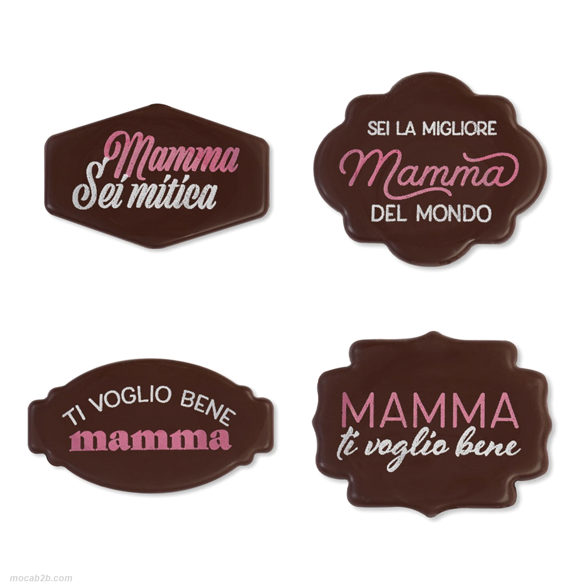 4 modelli. Dimensione: L4,5/5,5xH3 - Gluten free
 