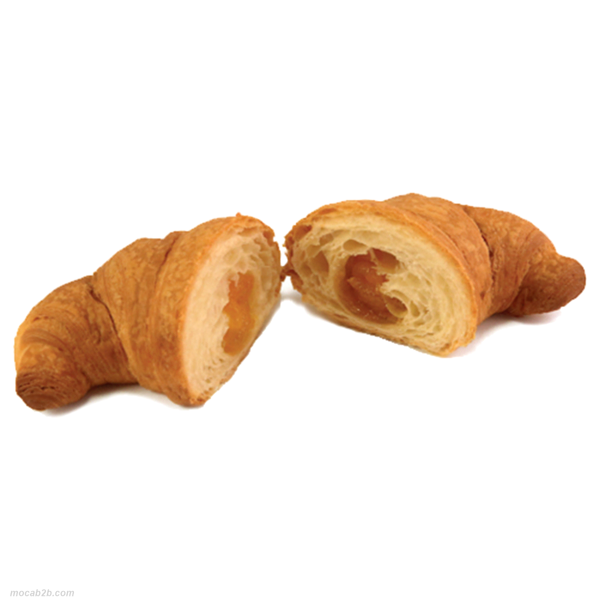 Cornetto albicocca 90 gr da lievitare 6/8 ore e poi cuocere a 170/180°C per 20 minuti. 