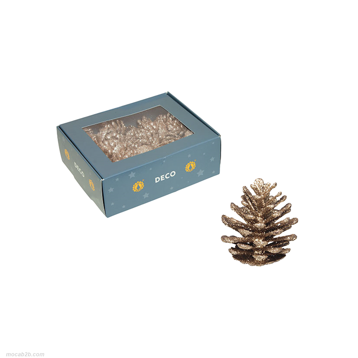 MINI PIGNE CHAMPAGNE SCINTILLANTI x45pz 