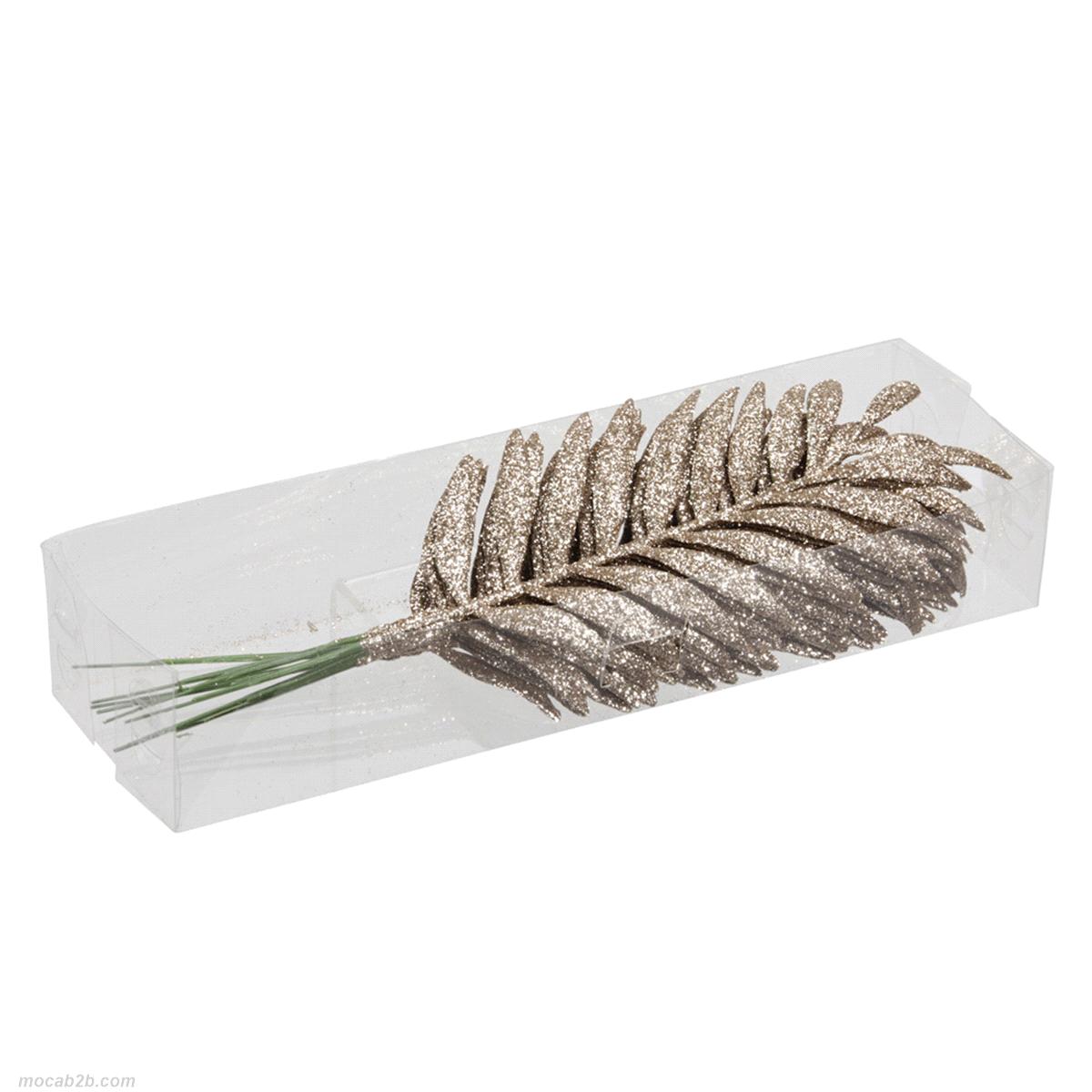 8 FOGLIE PALMA CHAMPAGNE 16cm 