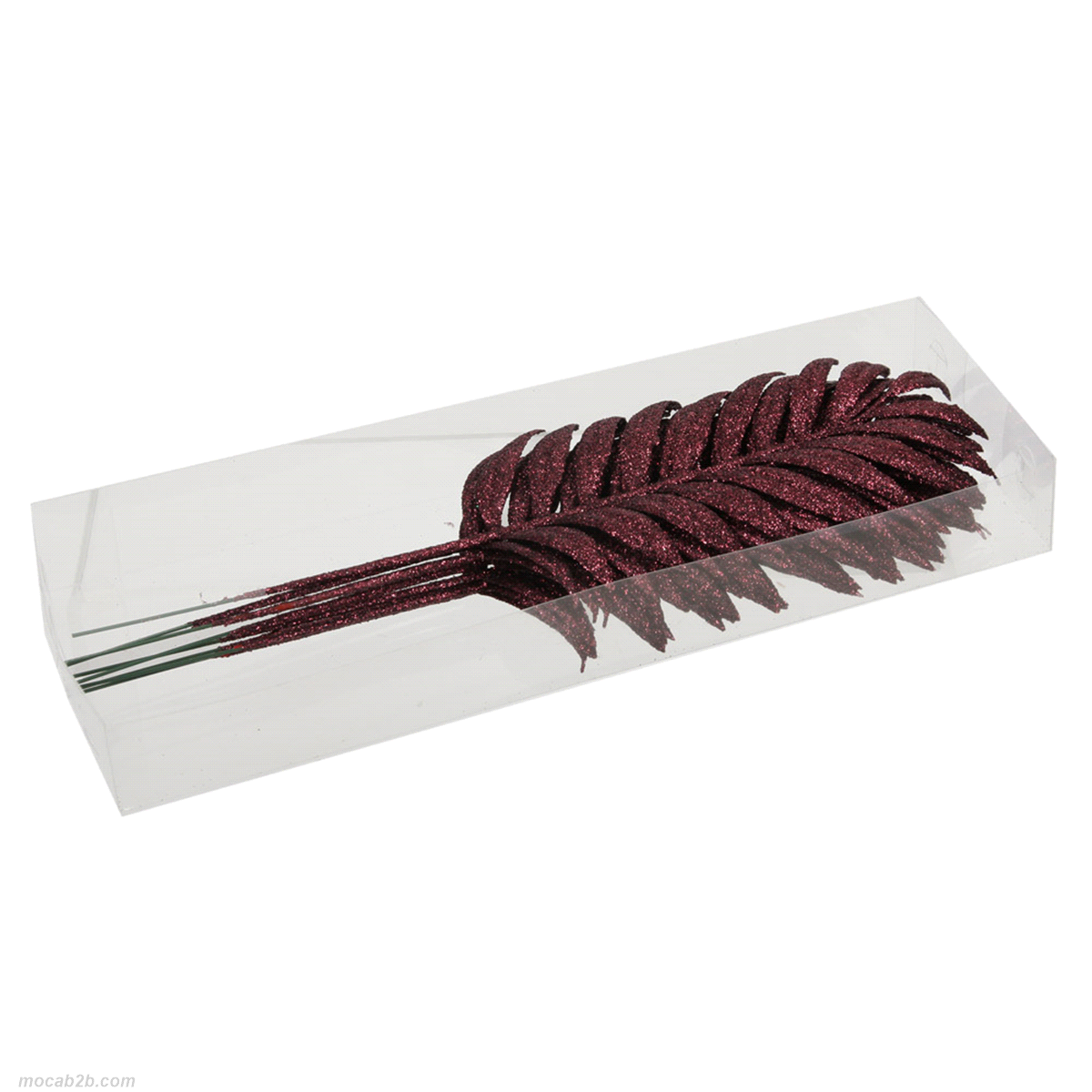 8 FOGLIE PALMA ORCHIDEA 16cm 