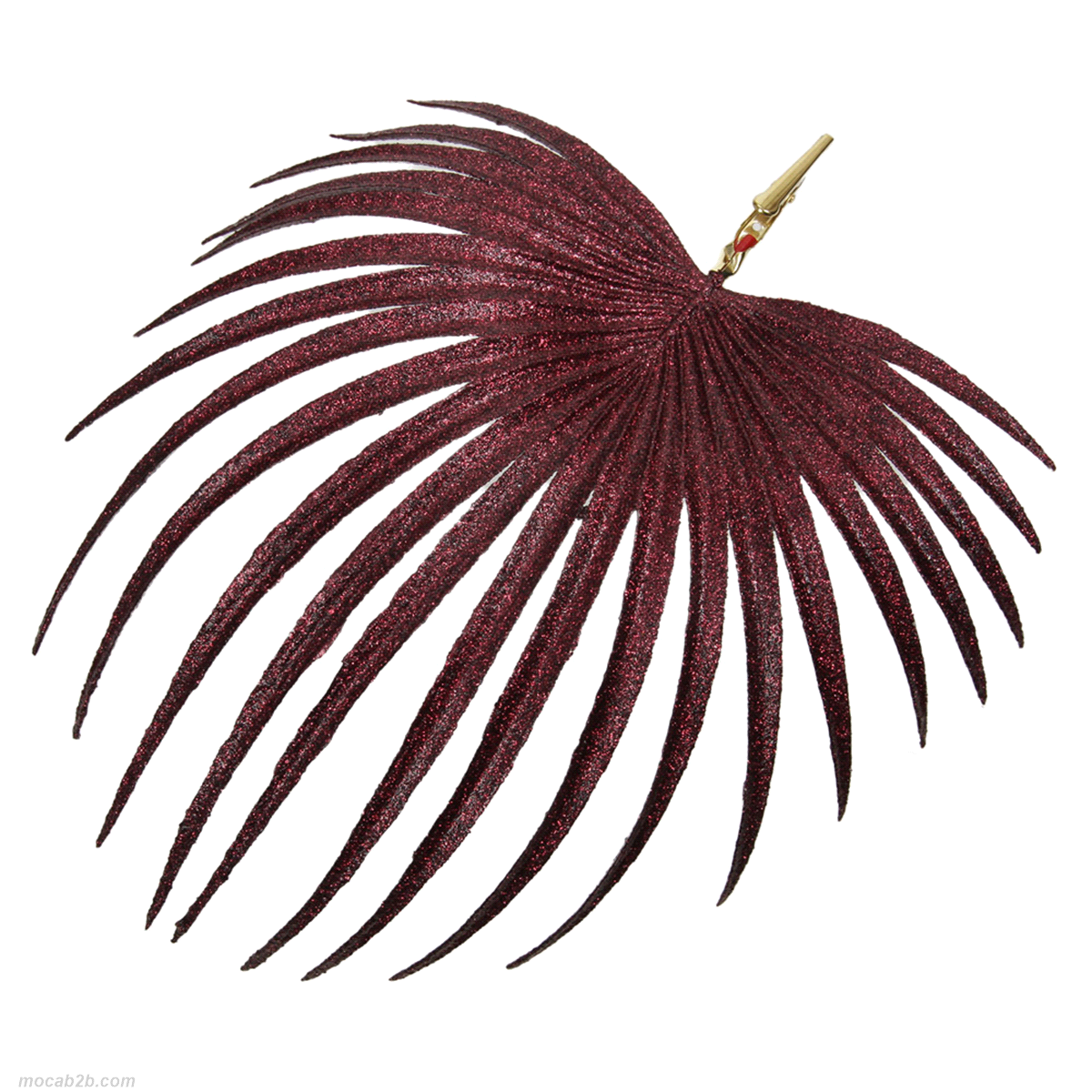 6 FOGLIE ORCHIDEA CON CLIP 27x25 