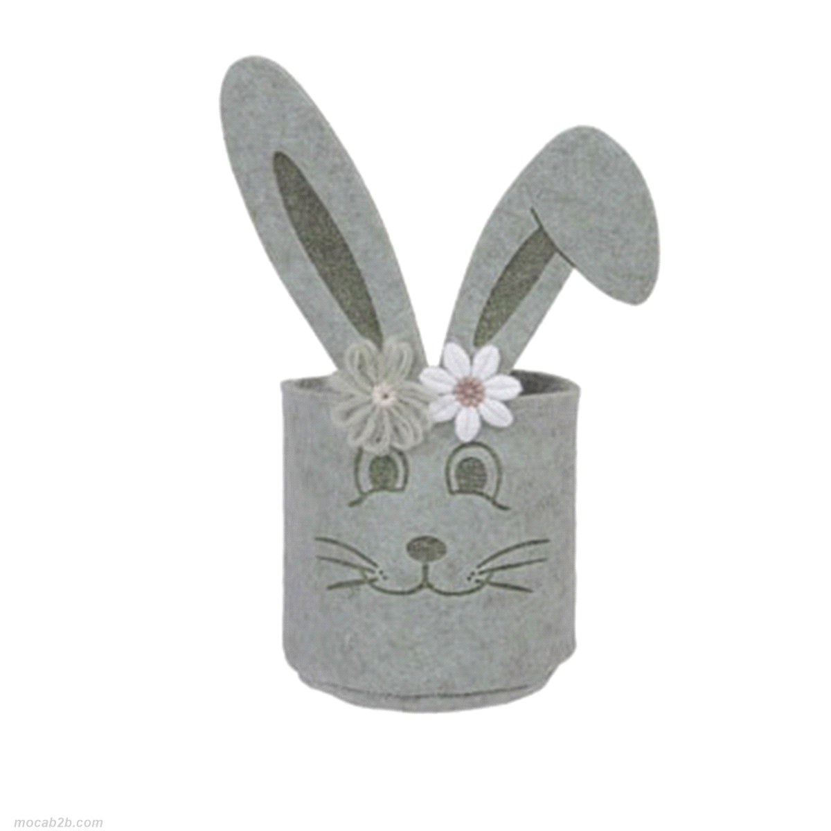 BORSA CONIGLIO VERDE IN FELTRO 10x22 