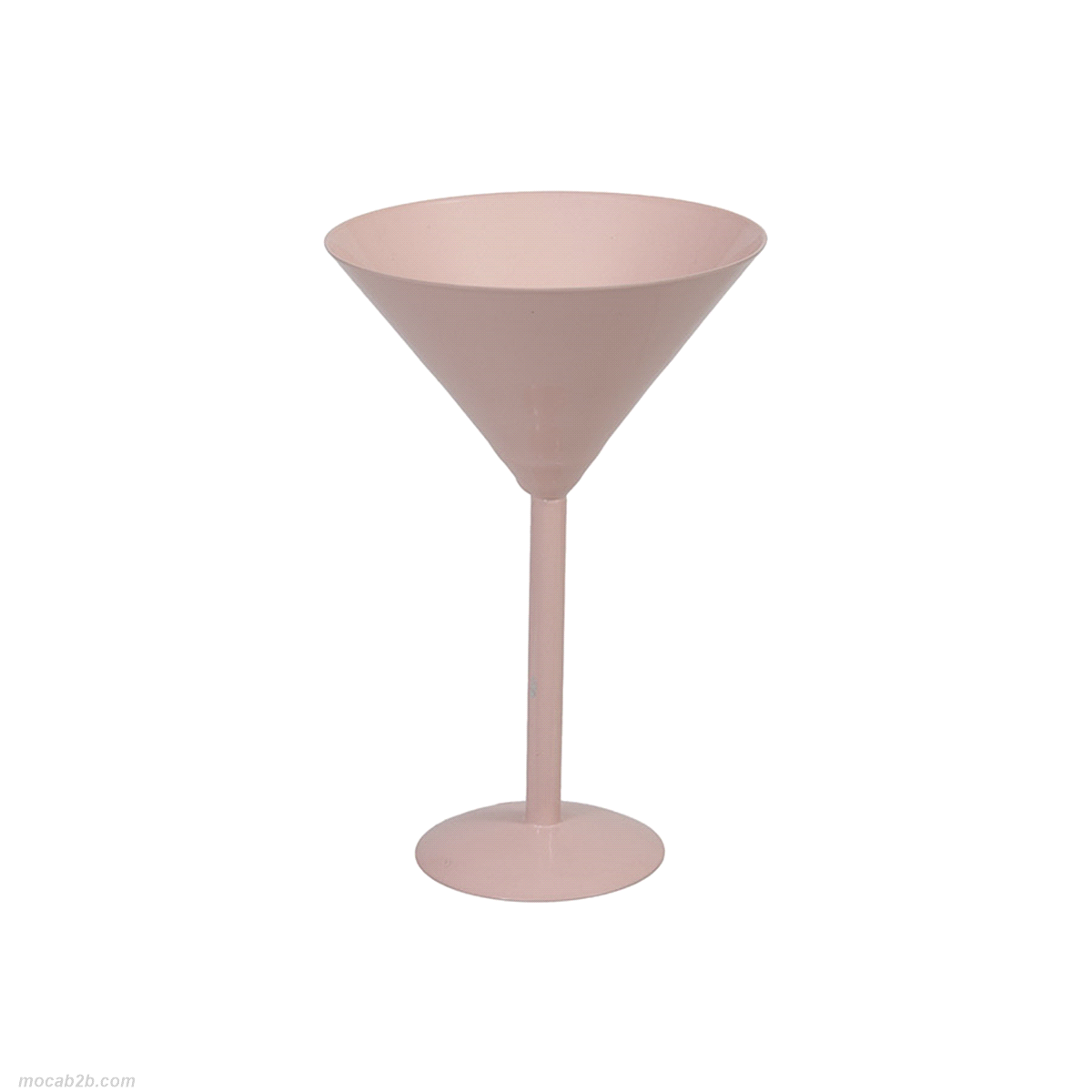 BICCHIERE COCKTAIL METALLO ROSA 