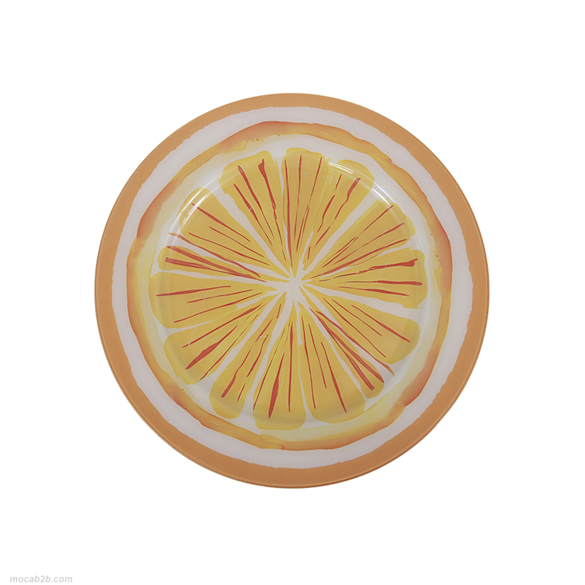 PIATTO CITRUS ARANCIONE PLASTICA @33 