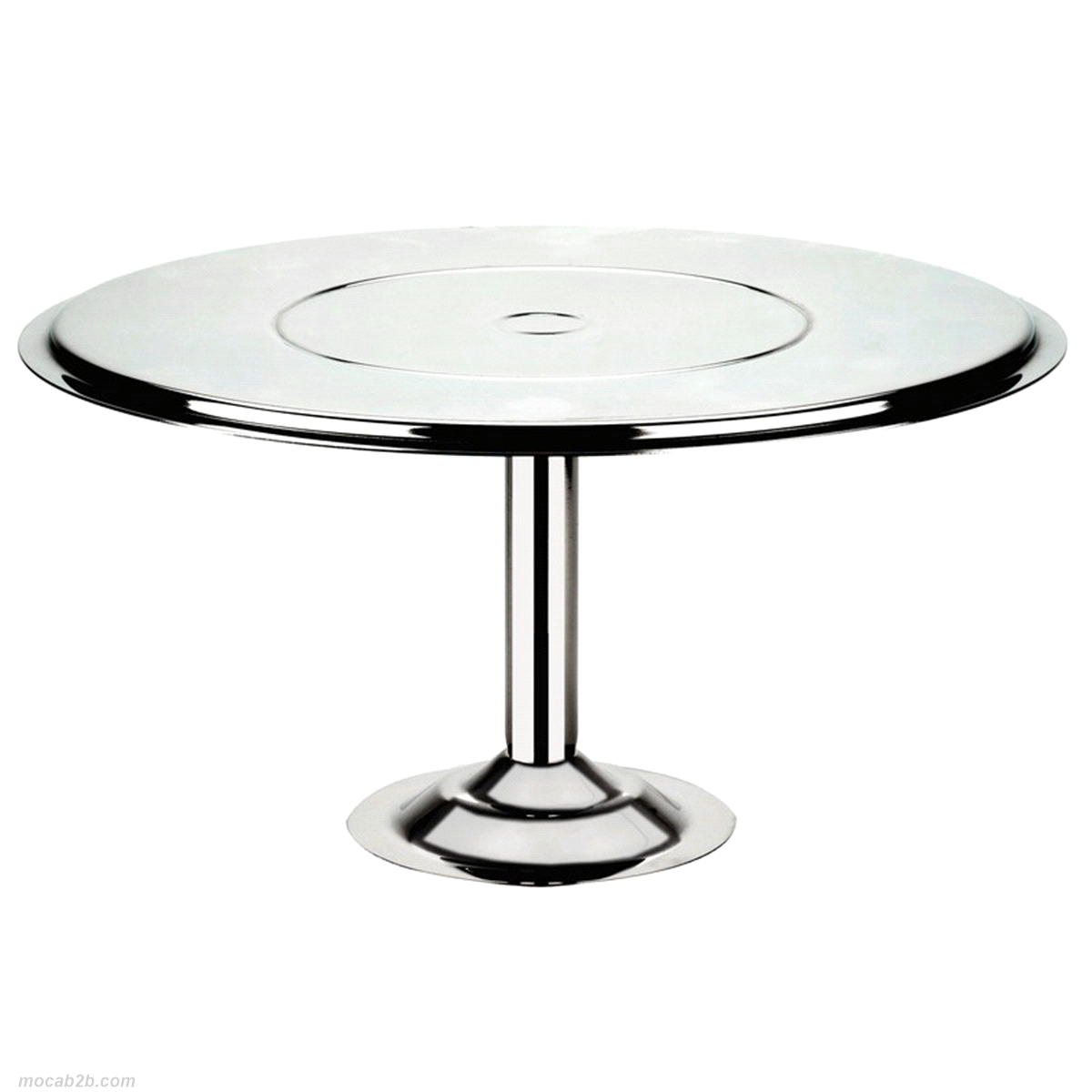 Alzata per dolci acciaio inox 18/10. dim. Ø 33 cm 