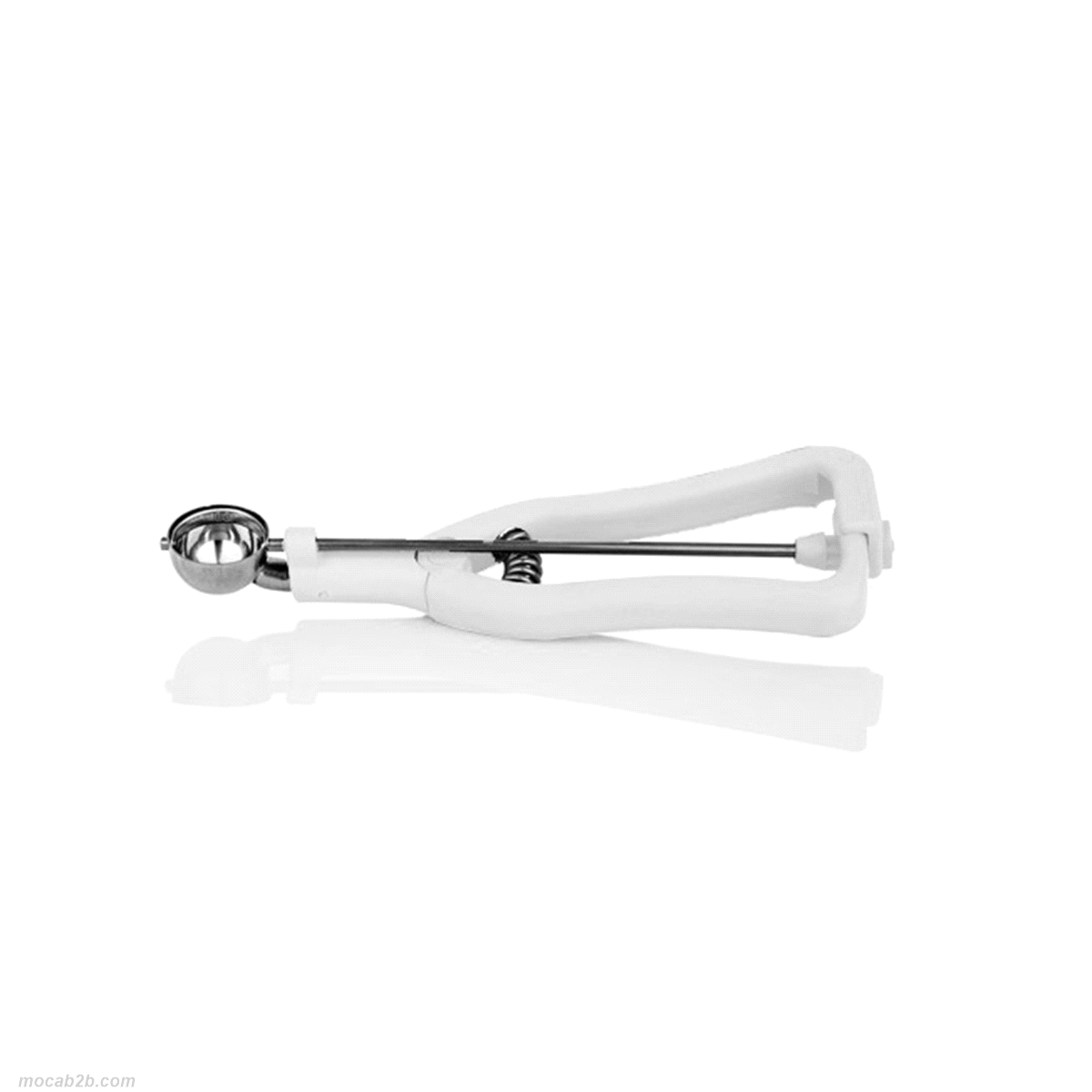 Acciaio inox 18/10 e manico in Nylon colorato. Dim: Ø 28 mm. 