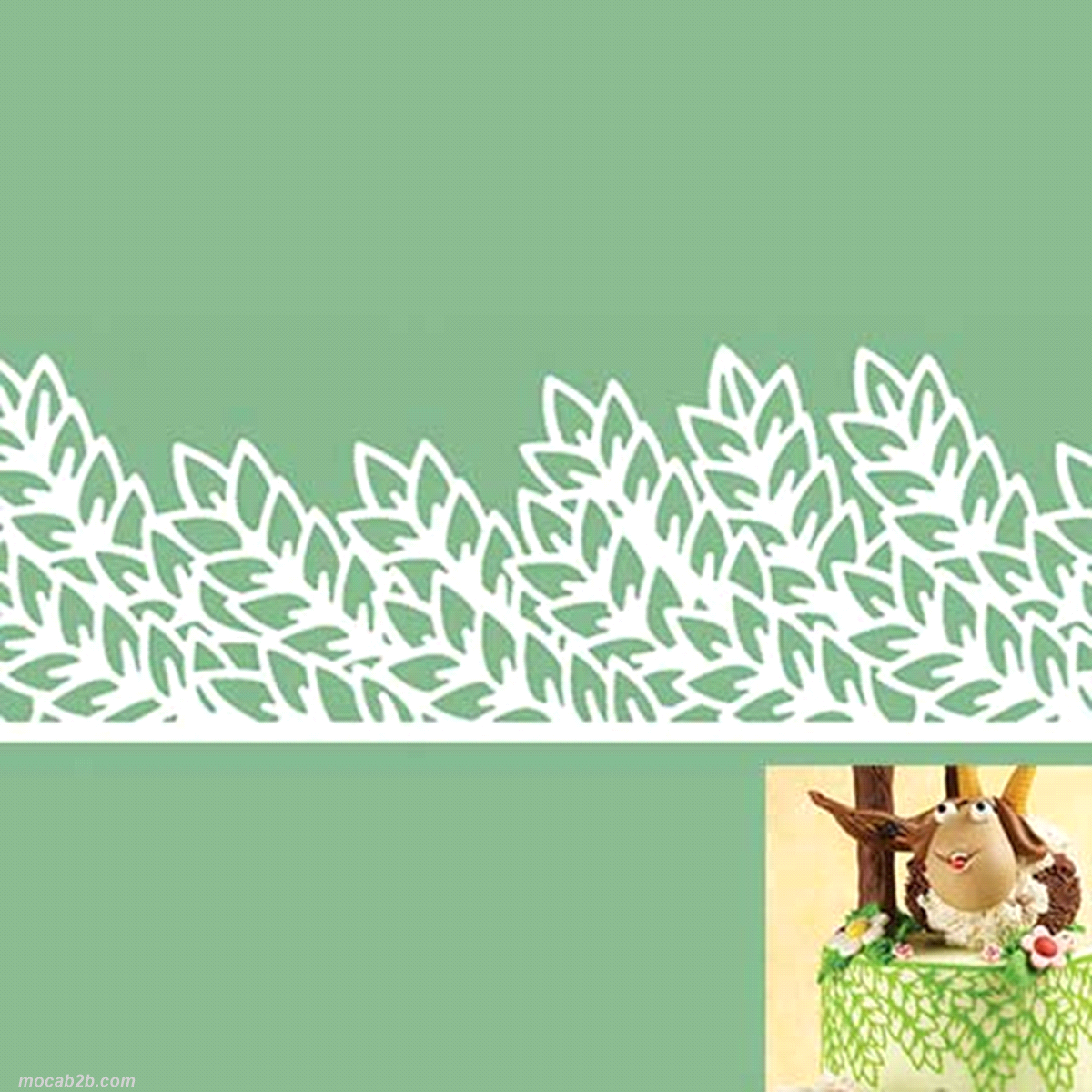 Striscia in silicone per decoro Magic Decor effetto 3D. 80,5 x 390 mm 