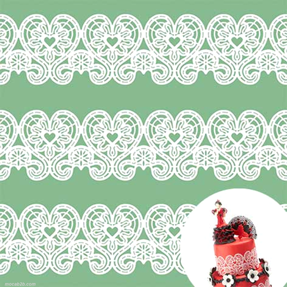 Tappetino in silicone 400 x 300 mm per Magic Decor 