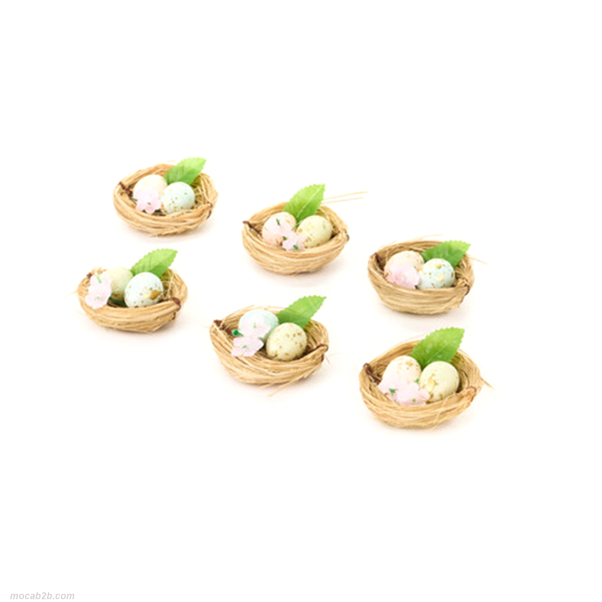 NIDO CON UOVA 18x12cm x6pz 