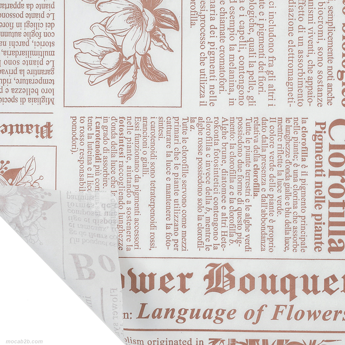 Bobina in polipropilene non adatto al contatto diretto con gli alimenti. 