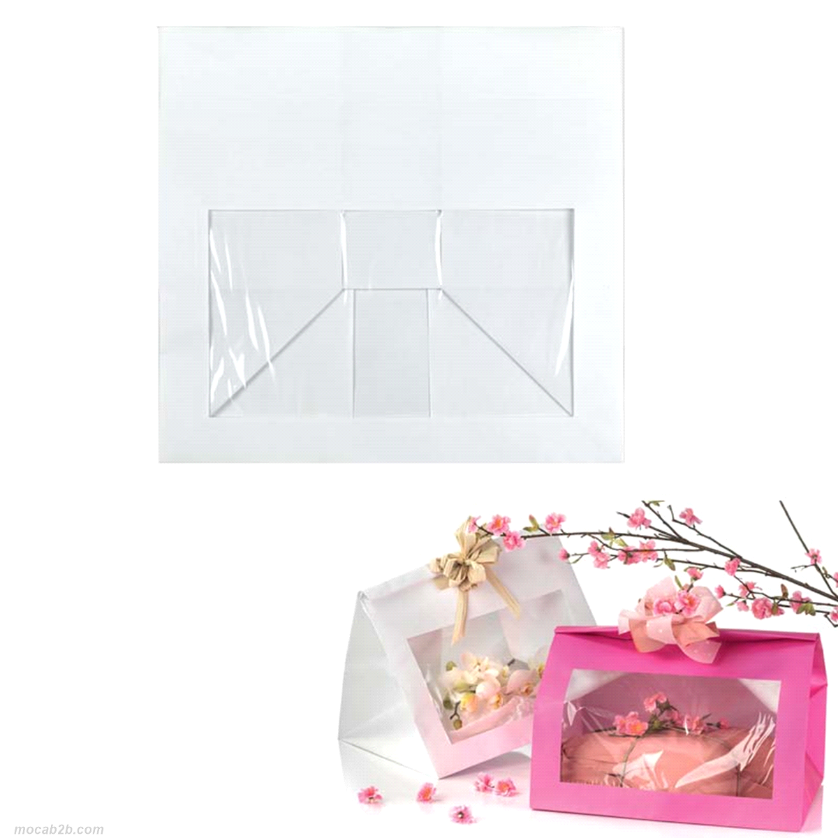 BUSTE KRAFT BIANCO 37x36+29 x25pz 