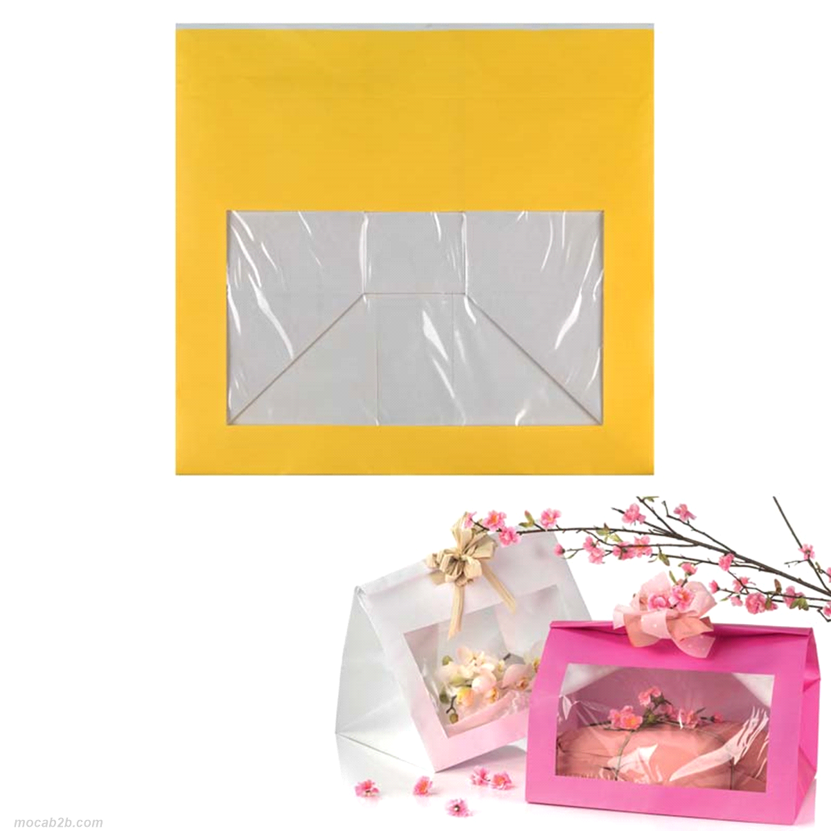 BUSTE KRAFT GIALLO 37x36+29 x25pz 