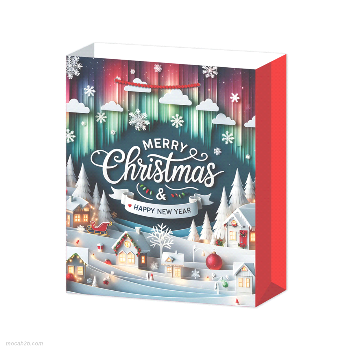 BORSA XMAS LINE (6) 12x7x15 x6pz 