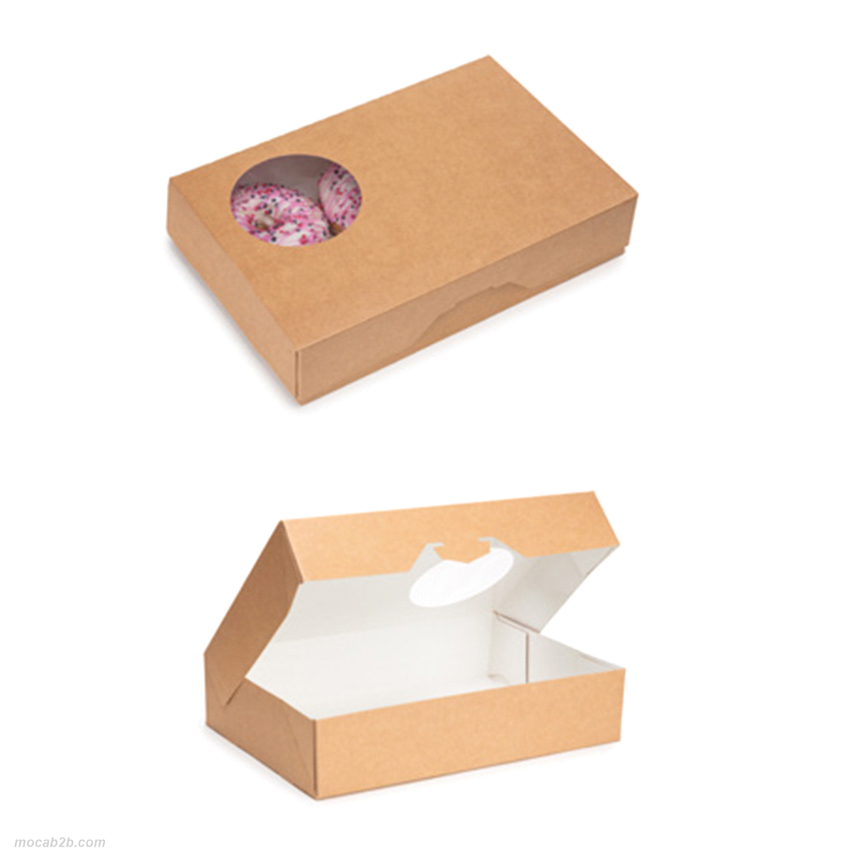 Contenitore con oblò trasparente, elevata resistenza ai grassi e creme, microondabile (senza coperchio), idoneo alla conservazione in frigo. 