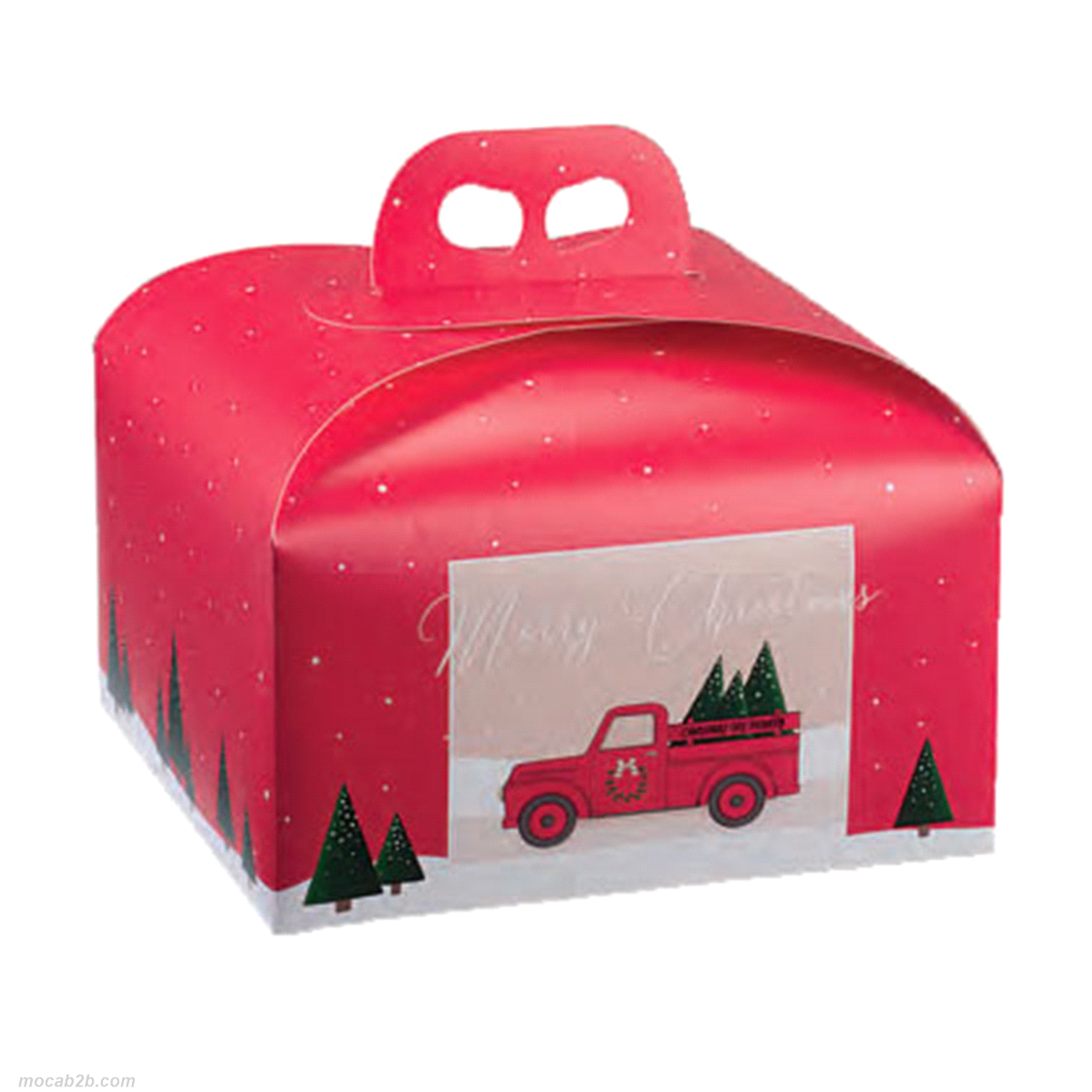 P.PANETTONE RED PICK UP 245x245x130 