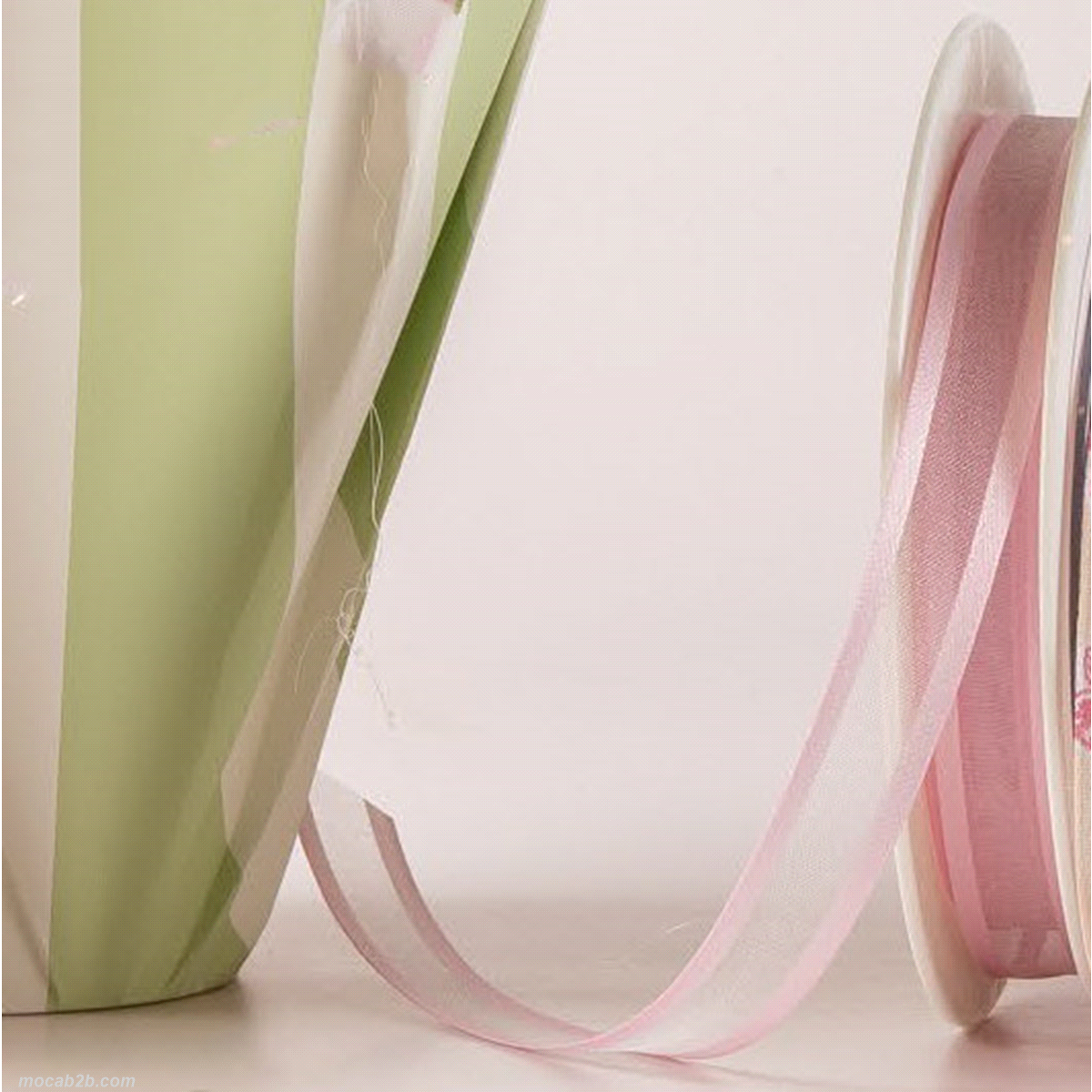 ORGANZA ROSA BABY mm15x25mt 