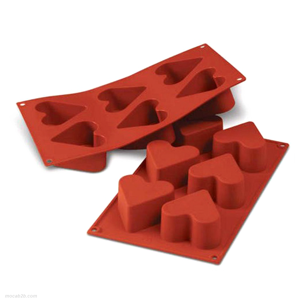 Stampo dimensioni: Ø65mm x h40 mm - Cavity: 6 / Vol. Cavity: 130ml. Utilizzabile in forno / microonde - Utilizzabile in congelatore / abbattitore - Lavabili in lavastoviglie 