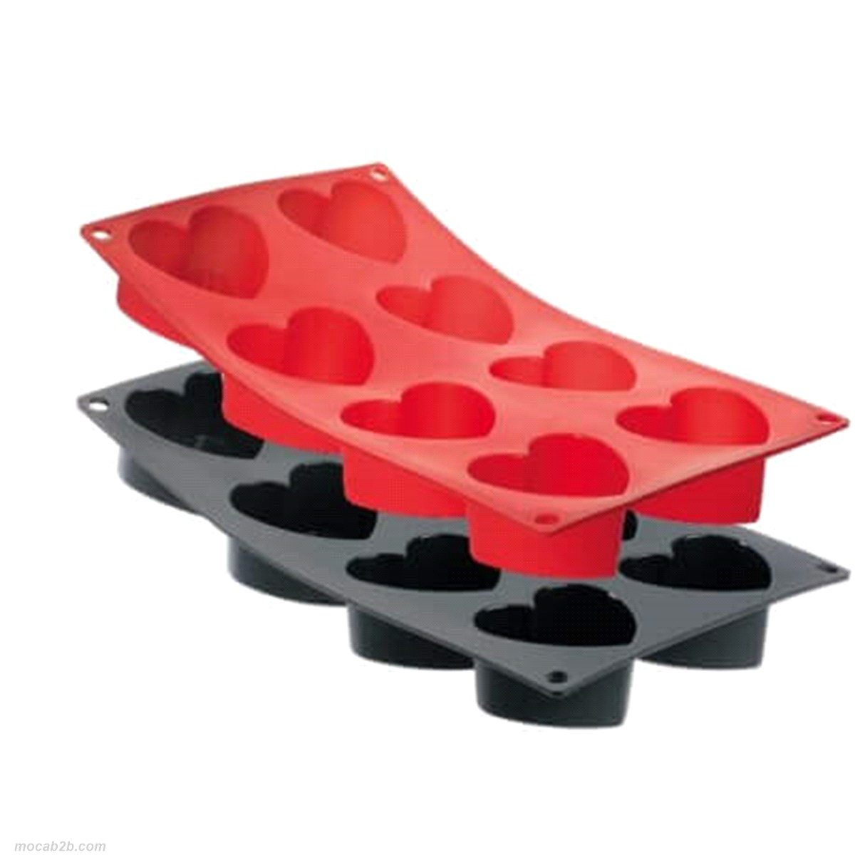 Stampo dimensioni:Ø60mm x h35 mm - Cavity: 8. Utilizzabile in forno / microonde - Utilizzabile in congelatore / abbattitore - Lavabili in lavastoviglie 