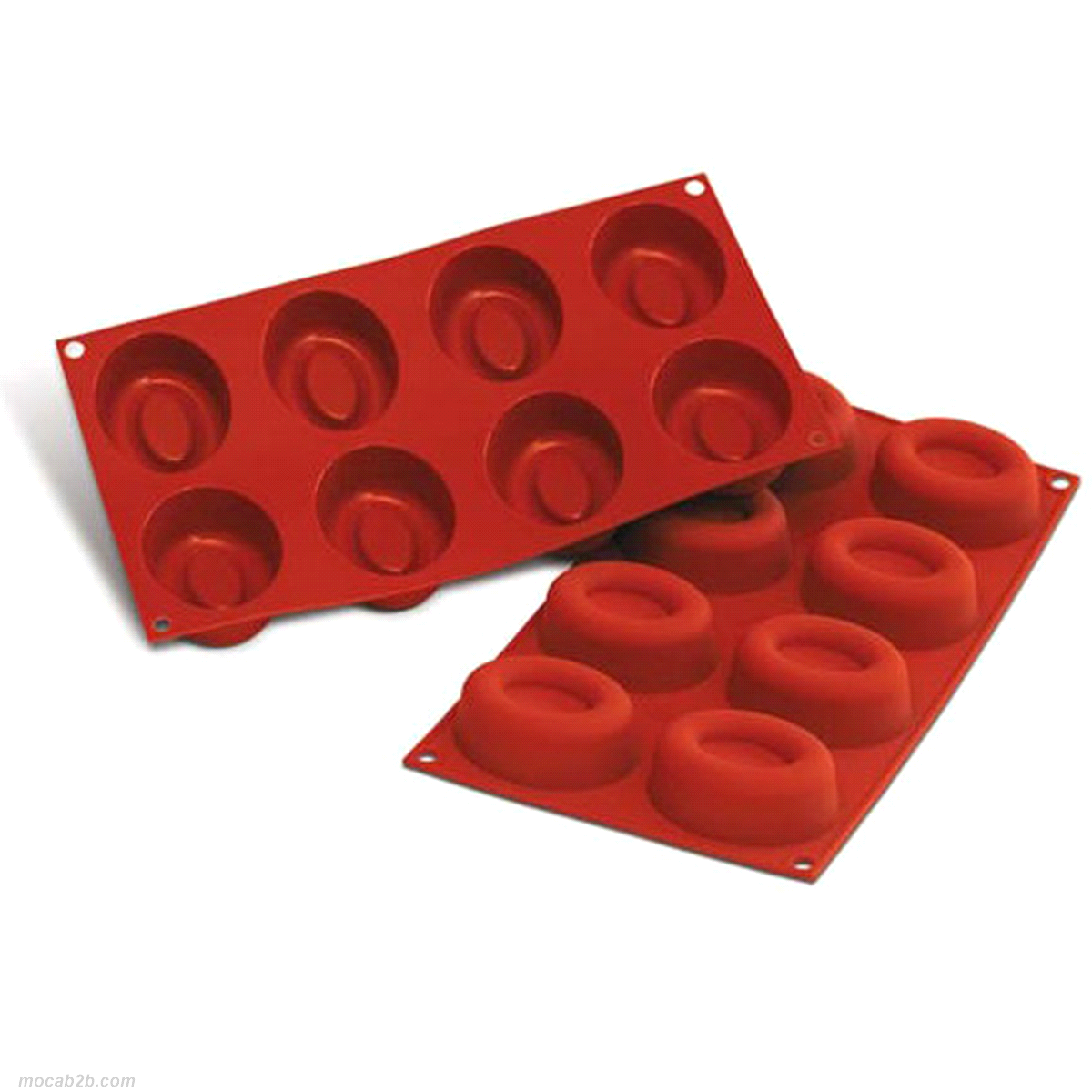 Stampo dimensioni: 71mm x 60mm x h28mm - Cavity: 8/ Vol. Cavity: 72ml. Utilizzabile in forno / microonde - Utilizzabile in congelatore / abbattitore - Lavabili in lavastoviglie 
